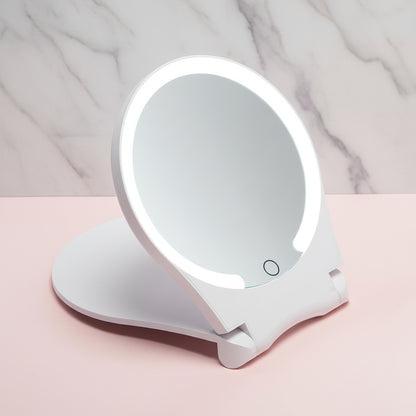 10X Lighted Folding Travel Mirror by Sharper Image - Image 4