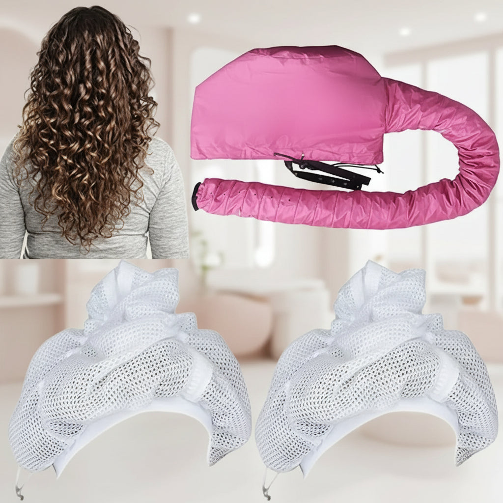 Portable Curl - Hair Bonnet Dryer Cap - Image 7
