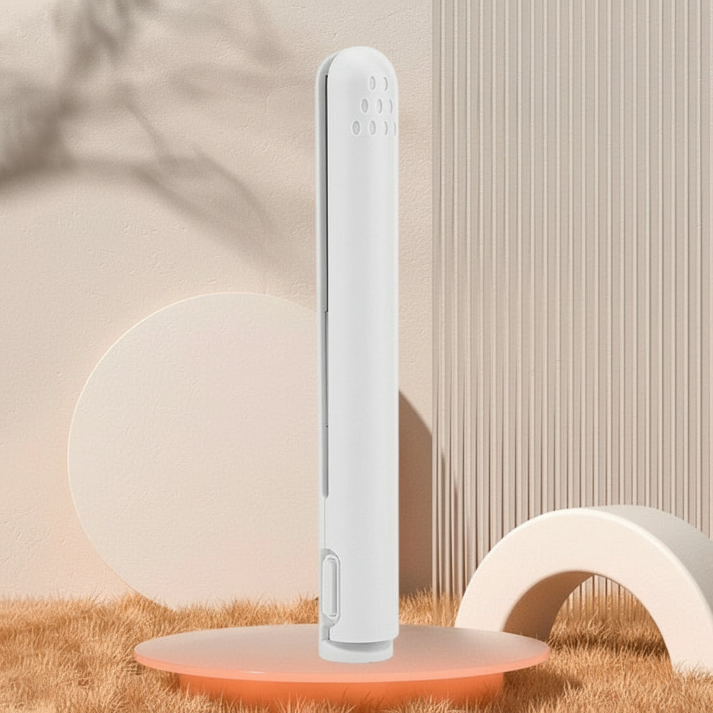 Hair Straightener Mini Ceramic Travel Curling Iron Dual Use