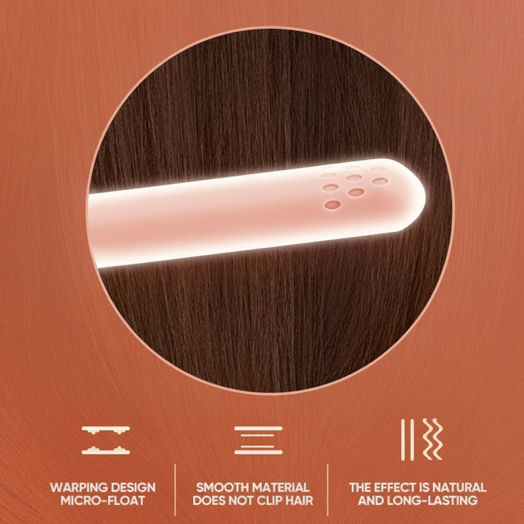 Hair Straightener Mini Ceramic Travel Curling Iron Dual Use