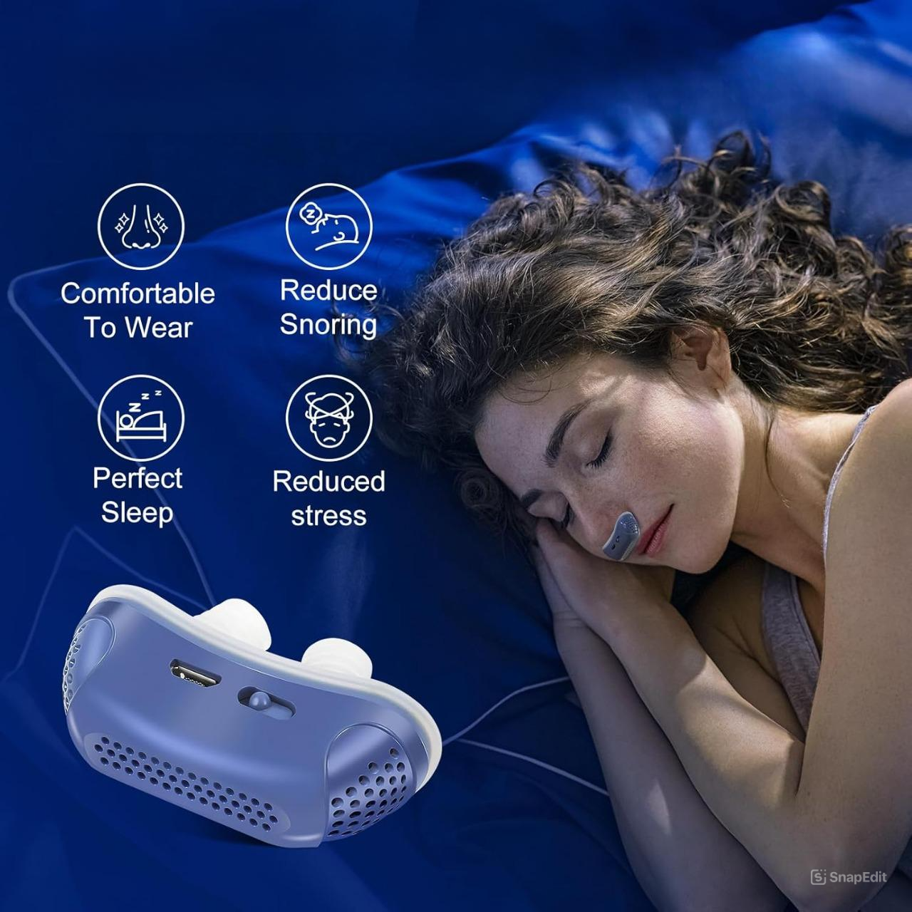 Micro CPAP Sleep Apnea Machine For Travel & Anti Snoring - CPAP Alternative - Image 7